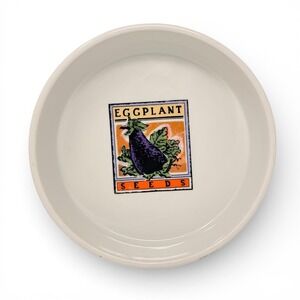 BIA Cordon Bleu Quiche Dish Unisex 9.5in White Eggplant Seed Packet